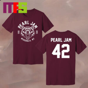 Pearl Jam In Missoula Montana 2024 On August 22 Bear Two Sided Tee Shirt