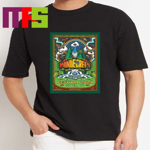 Phish Mondegreen The Woodlands Dover DE 2024 From August 15th To 18th T-Shirt