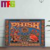 Phish The Bethel Woods Center For The Arts New York 2024 From August 9 To 11 Gold Edition Decor Poster Canvas