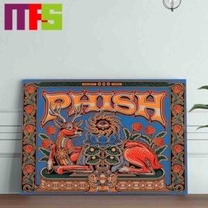 Phish The Bethel Woods Center For The Arts New York 2024 From August 9 To 11 Decor Poster Canvas