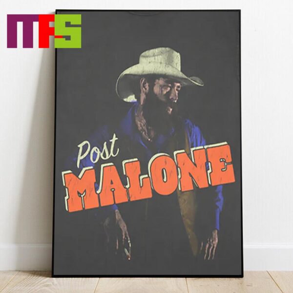 Post Malone F1 Trillion Album Tour 2024 Photo Graphic Home Decor Poster Canvas