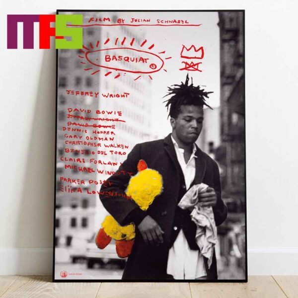 Poster Basquiat Film Biopic Of Artist Jean Michel Basquiat Home Decor Poster Canvas