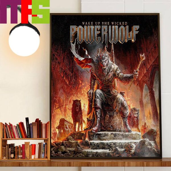 Powerwolf Wake Up The Wicked Home Decor Poster Canvas