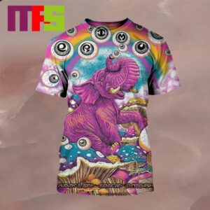 Primus At Stage AE Pittsburgh Pennsylvania On August 8th 2024 All Over Print Shirt