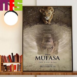 Prince Brother Villain Disney Mufasa The Lion King Taka Scar Official Poster Home Decor Poster Canvas