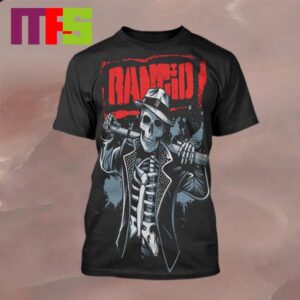 Rancid Bo Knows Skele Tim NA Tour 2024 All Over Print Shirt