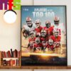 San Francisco 49ers 2024 NFL Season Schedule Home Decor Wall Art Poster Canvas