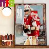 San Francisco 49ers Christian McCaffrey Top 3 In The NFL Top 100 Home Decor Wall Art Poster Canvas