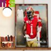 San Francisco 49ers Fred Warner Top 11 In The NFL Top 100 Home Decor Wall Art Poster Canvas