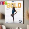 Simone Biles Win Gold Medal Gymnastics Women All Around At 2024 Paris Olympics Signature Home Decor Poster Canvas