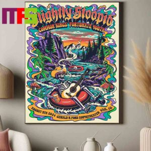 Slightly Stoopid In Vail At Gerald R Ford Amphitheater 2024 On August 9th Poster Canvas