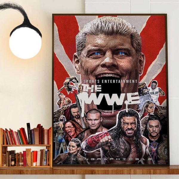 Sports Entertainment The WWE Wrestlers x The Boys Movie Characters Wall Decor Poster Canvas