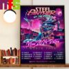 Steel Panther On The Prowl World Tour New 2024 Dates With Special Guests Moon Fever Wall Decor Poster Canvas