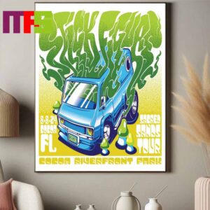 Stick Figure Cocoa Beach Florida 2024 Sacred Sands Summer Tour On August 8th Home Decor Poster Canvas Stick Figure Cocoa Beach Florida 2024 Sacred Sands Summer Tour On August 8th Home Decor Poster Canvas