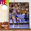 Sydney Mclaughlin-Levrone 400m Hurdles World Record Double Olympic Champion Home Decor Poster Canvas