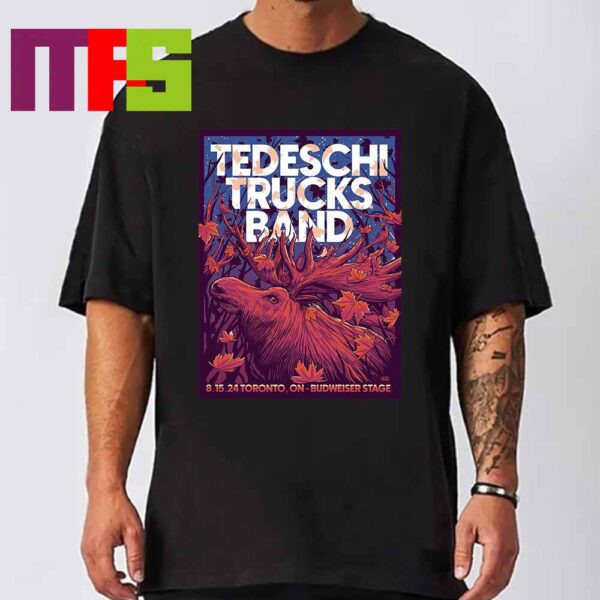 Tedeschi Trucks Band At Budweiser Stage Toronto Ontario Canada 2024 Tour On August 15th Unisex T-Shirt