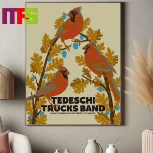 Tedeschi Trucks Band At The Fabulous Fox Theatre St Louis MO 2024 On August 6th Home Decor Poster Canvas Tedeschi Trucks Band At The Fabulous Fox Theatre St Louis MO 2024 On August 6th Home Decor Poster Canvas