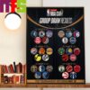 The Full Emirates NBA Cup 2024 East Group B Schedule Home Decor Poster Canvas