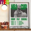 The 2024 Emirates NBA Cup Group Play Schedule Of Charlotte Hornets Home Decor Poster Canvas