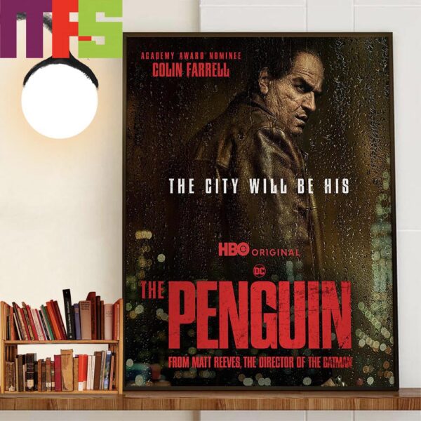 The City Will Be His The Penguin Release September 19th 2024 Home Decor Poster Canvas