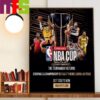 The Full Emirates NBA Cup 2024 East Group A Schedule Home Decor Poster Canvas