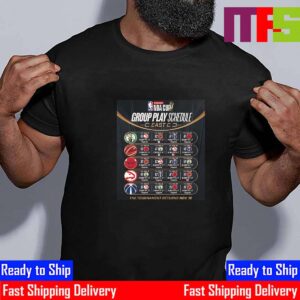 The Full Emirates NBA Cup 2024 East Group C Schedule Unisex T-Shirt