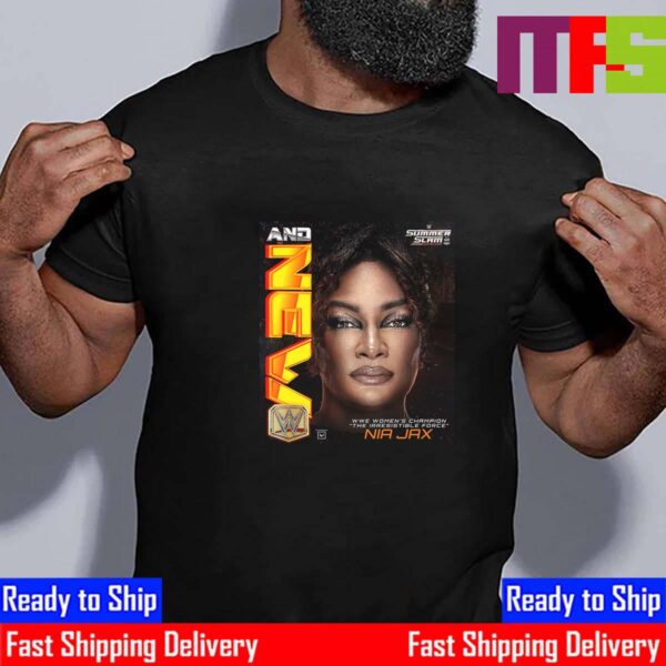 The Irresistible Force Nia Jax And New WWE Womens Champion At WWE SummerSlam Cleveland Essential T-Shirt