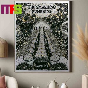 The Smashing Pumpkins Boston MA At Fenway Park 2024 On August 7th Poster Canvas