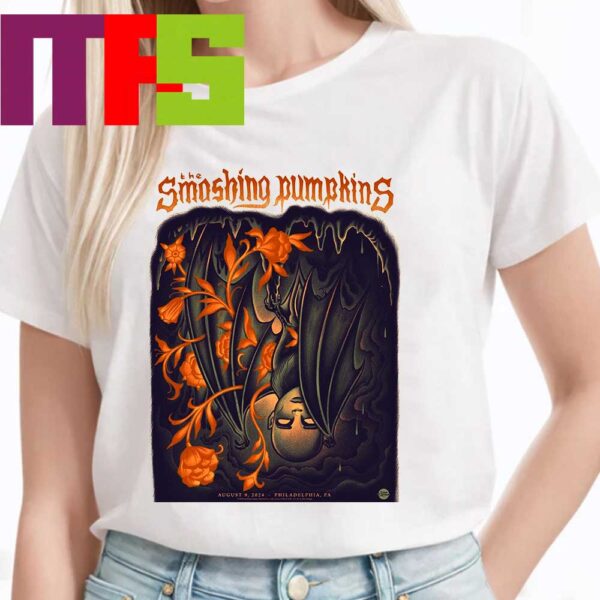 The Smashing Pumpkins Concert In Philadelphia PA 2024 On August 9th T-Shirt