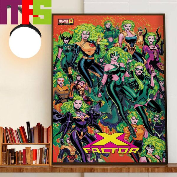 X-Factor Marvel 3 Cover Variant Edition Polaris Costumes Home Decor Poster Canvas