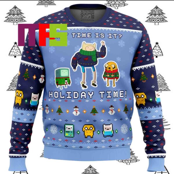 Adventure Time Christmas Time Ugly Christmas Sweater