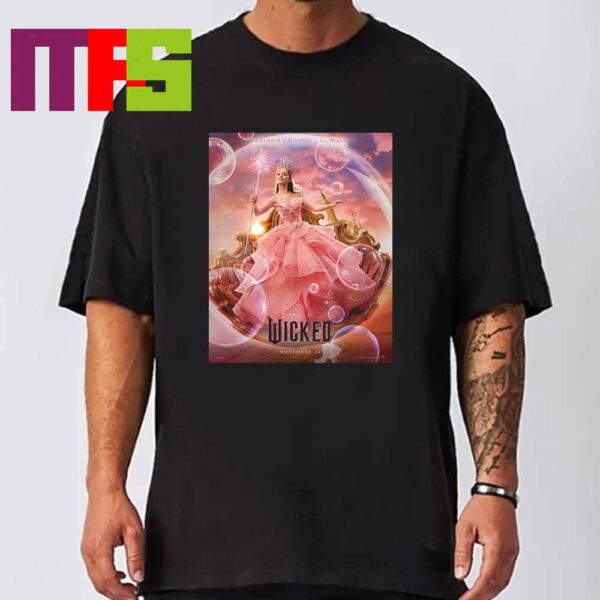 Ariana Grande As Glinda In New Wicked Movie 2024 Release November 22 Classic T-Shirt