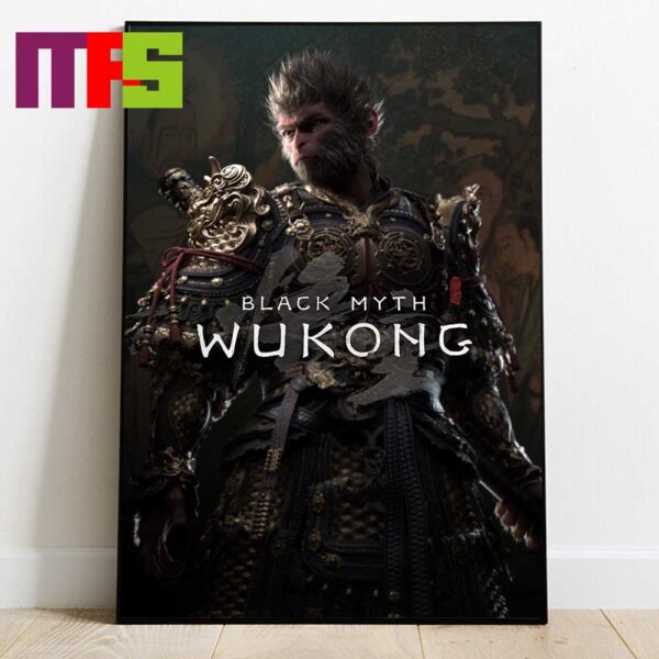 Black Myth Wukong Video Game 2024 Home Decor Poster Canvas