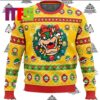 Bowser Castle Mario Bros Ugly Christmas Sweater