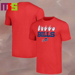 Buffalo Bills The NFL ASL Collection Love Sign American Sign Language Unisex T-Shirt