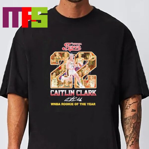 Caitlin Clark Indiana Fever 22 Signature WNBA Rookie Of The Year Classic T-Shirt