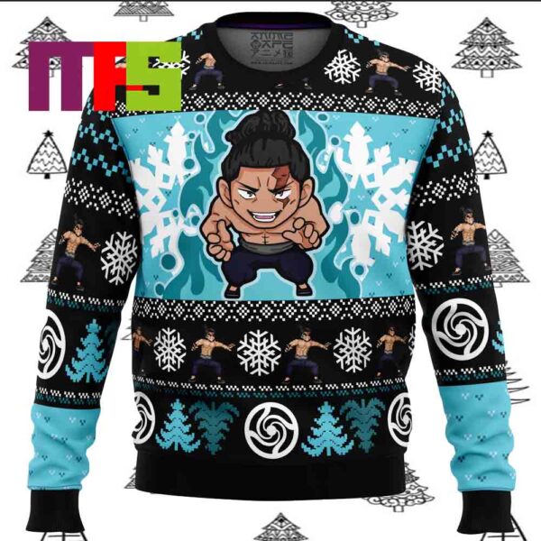 Chibi Aoi Todo Jujutsu Kaisen Ugly Christmas Sweater