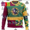 Chibi Christmas Akaza Demon Slayer Ugly Christmas Sweater