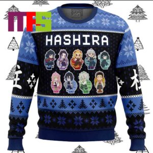Chibi Hashira Demon Slayer Ugly Christmas Sweater