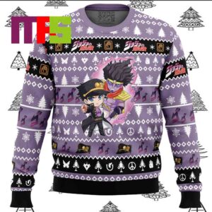 Chibi Jotaro Kujo Jojo’s Bizarre Adventure Ugly Christmas Sweater