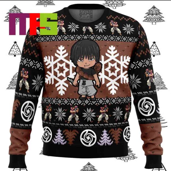 Chibi Toji Fushiguro Jujutsu Kaisen Ugly Christmas Sweater