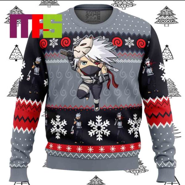 Christmas Chibi Anbu Kakashi Hatake Naruto Christmas Sweater