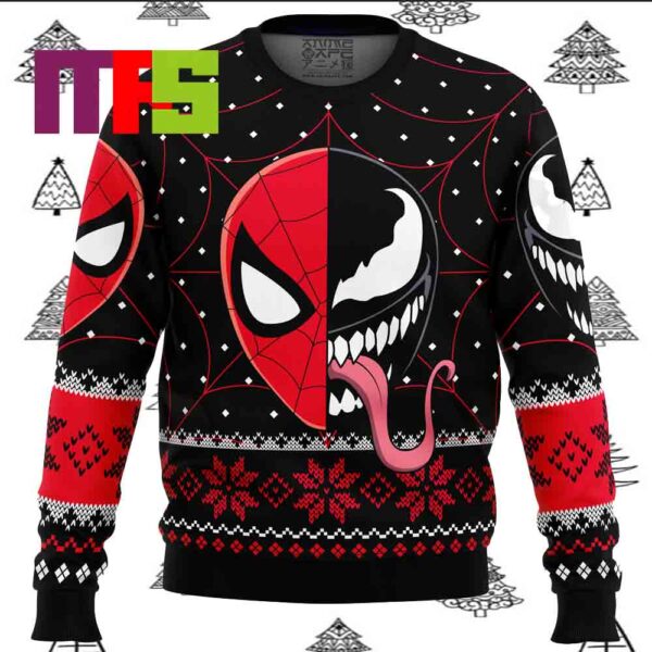 Christmas Spider-man Venom Marvel Comics Ugly Christmas Sweater