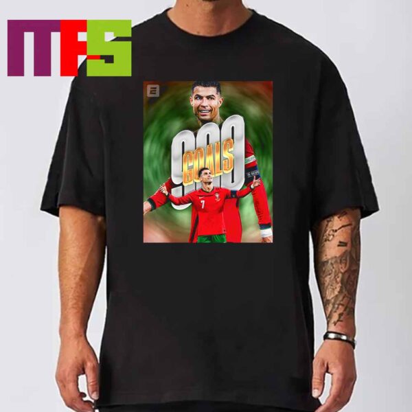 Congrats To Cristiano Ronaldo The 900th Goal Of His Career Goat Classic T-Shirt