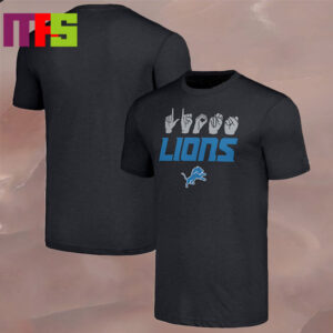 Detroit Lions Love Sign American Sign Language The NFL ASL Collection Unisex T-Shirt