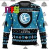 Game of Thrones House Black and White Ugly Christmas Sweater