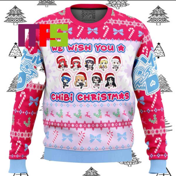 High School DXD Chibi Girls Ugly Christmas Sweater