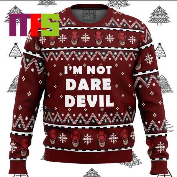 I’m not Daredevil Marvel Ugly Christmas Sweater