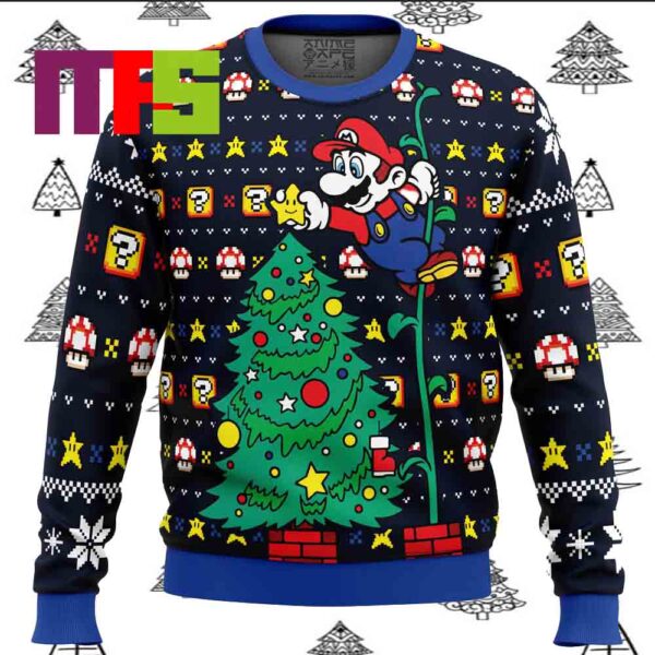 It?s a Tree Mario Bros. Ugly Christmas Sweater