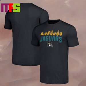 Jacksonville Jaguars Love Sign American Sign Language The NFL ASL Collection Unisex T-Shirt